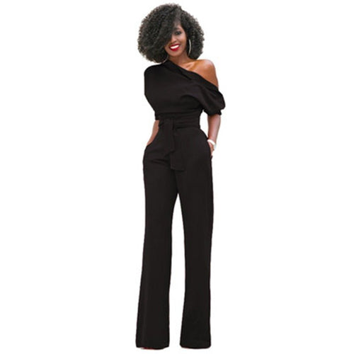 Lune London | Strapless, Elegant Jumpsuit with Belt for Women