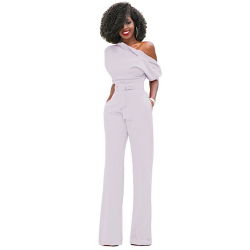Lune London | Strapless, Elegant Jumpsuit with Belt for Women