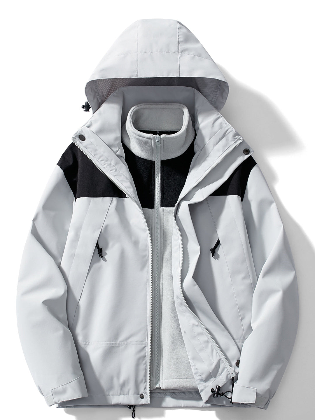 Lune London | 3-In-1 Fleece Winter Jacket with Hood for Women Versatile & Warm
