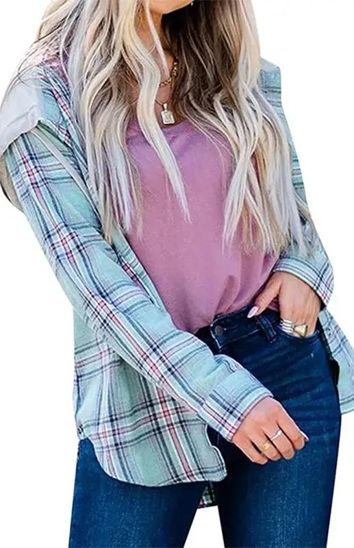 Lune London | Women's Hoodie Button-Down Leisure Shirt Jacket