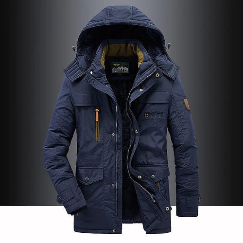 Casual Padded Parka Jacket - Warm Insulated Winter Coat