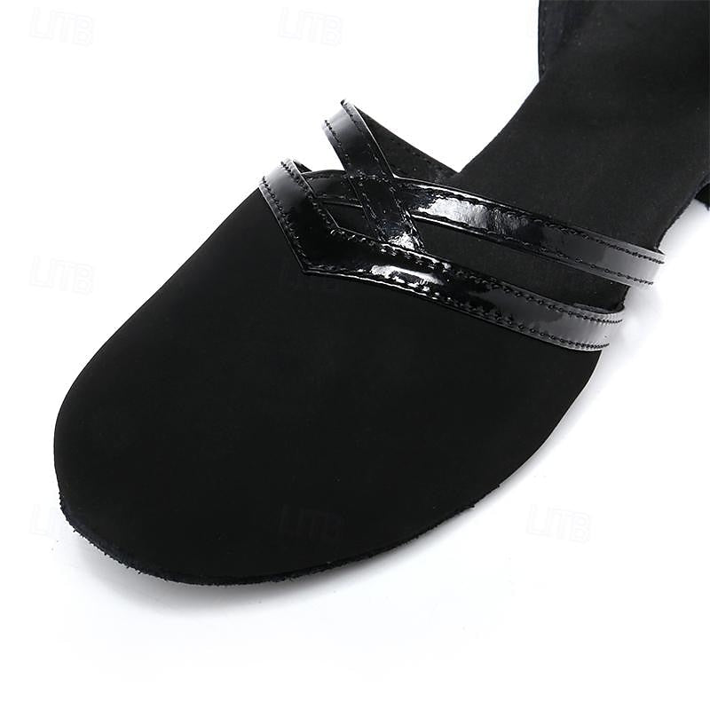 Lune London | Modern Dance Shoes for Women - Black - High-Quality Suede