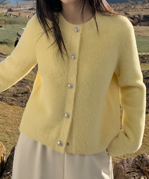 Lune London | Knitted Cardigan with Button Placket