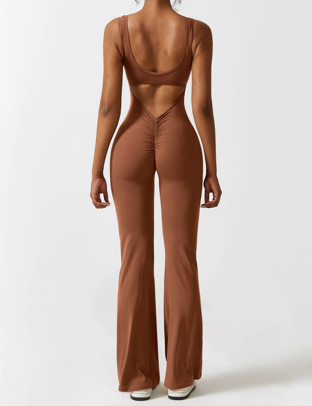 Lune London | V-Back Flared Jumpsuit