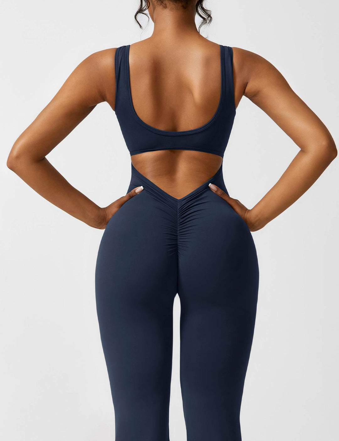 Lune London | V-Back Flared Jumpsuit