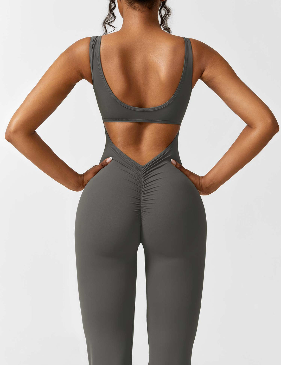 Lune London | V-Back Flared Jumpsuit