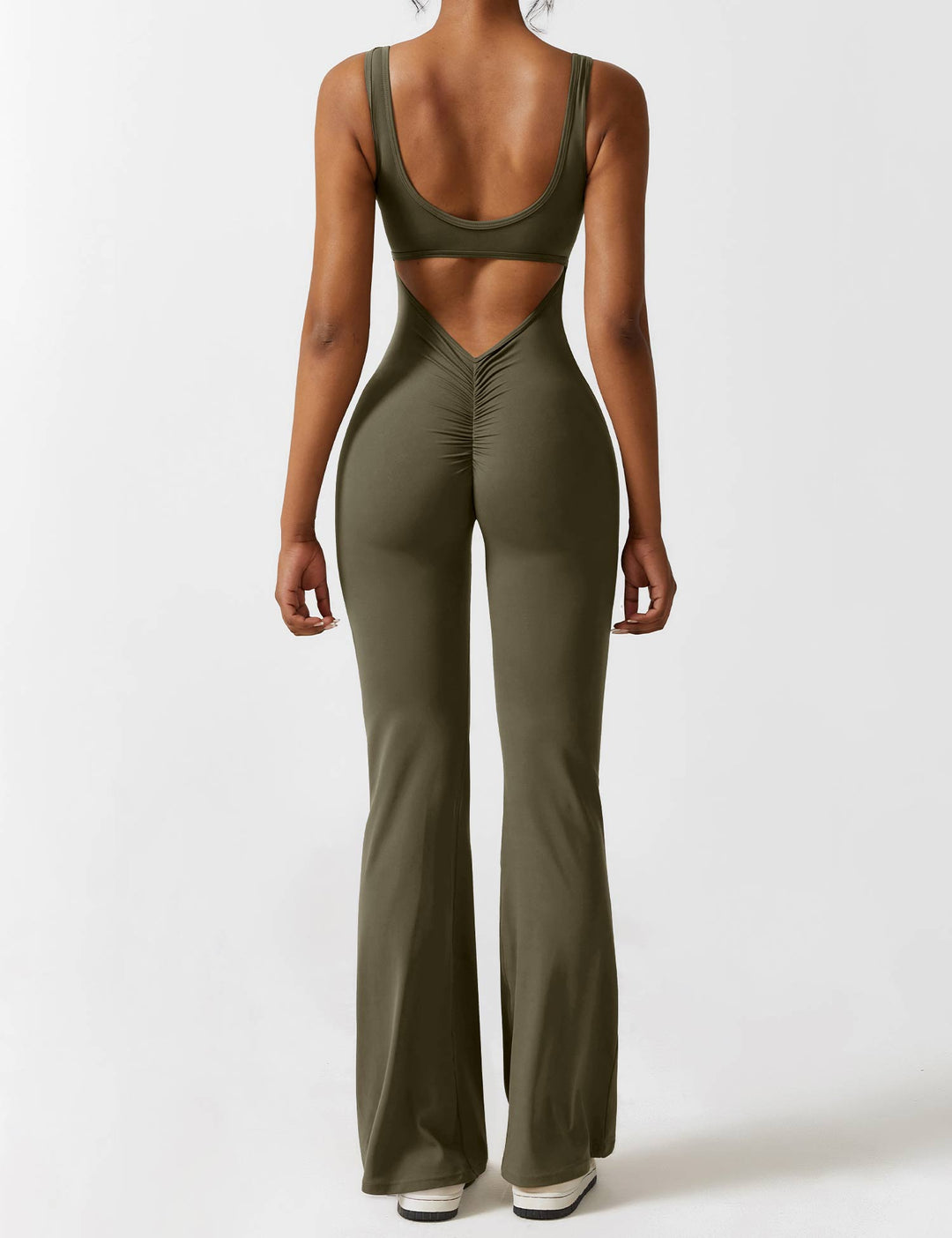 Lune London | V-Back Flared Jumpsuit