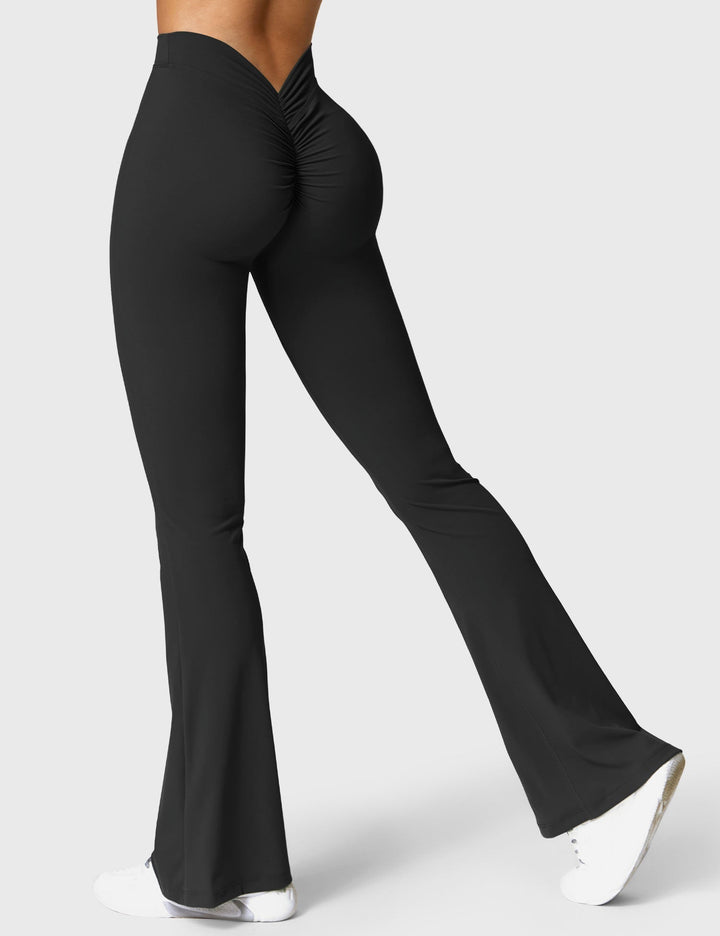 Lune London | Flared leggings with V-neck
