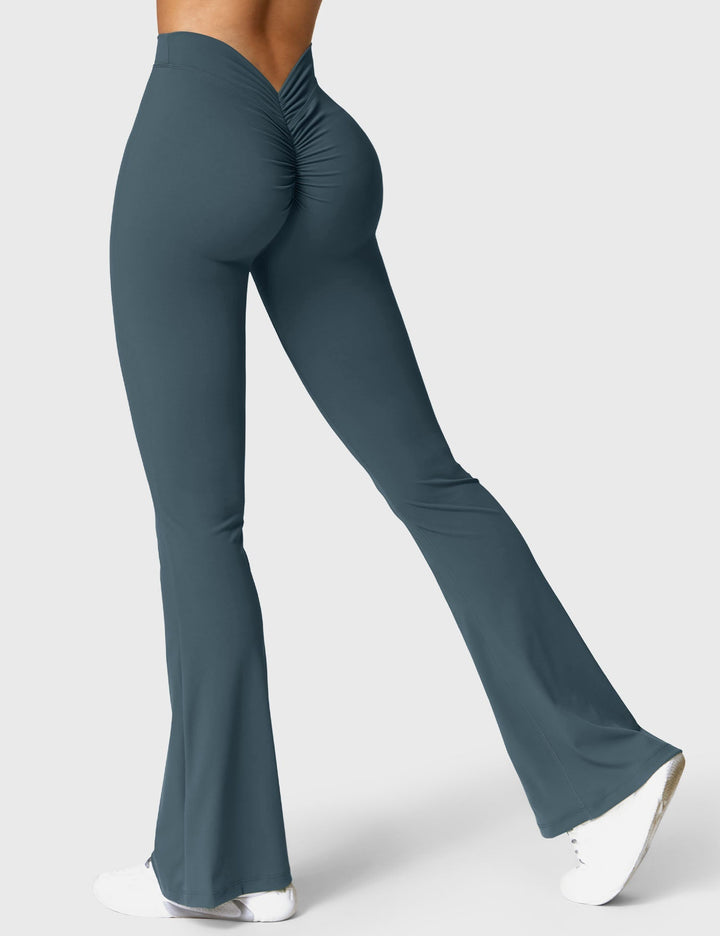 Lune London | Flared leggings with V-neck