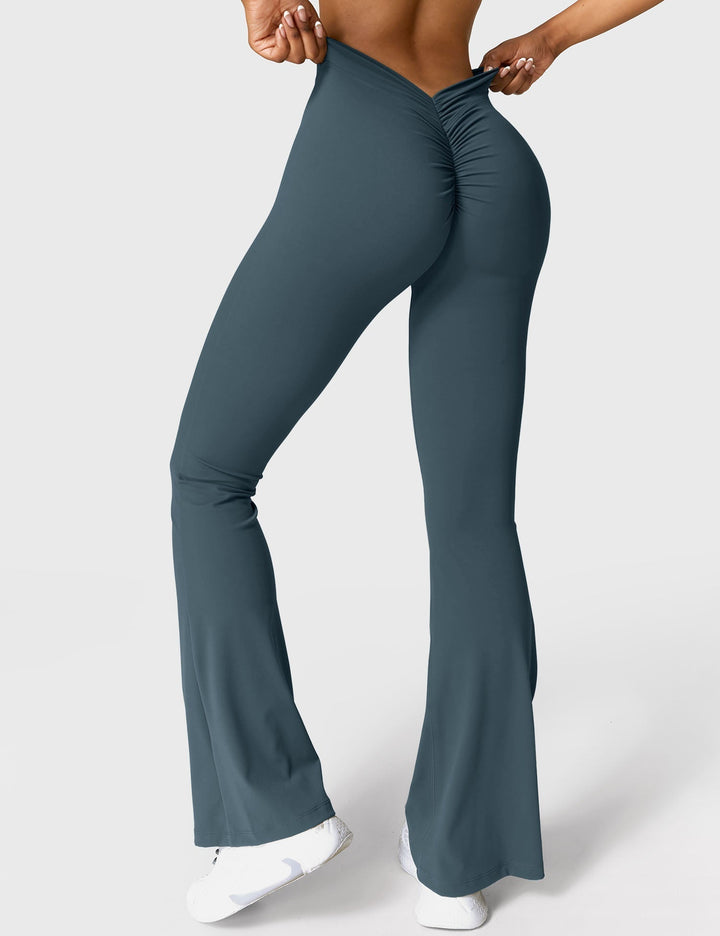 Lune London | Flared leggings with V-neck