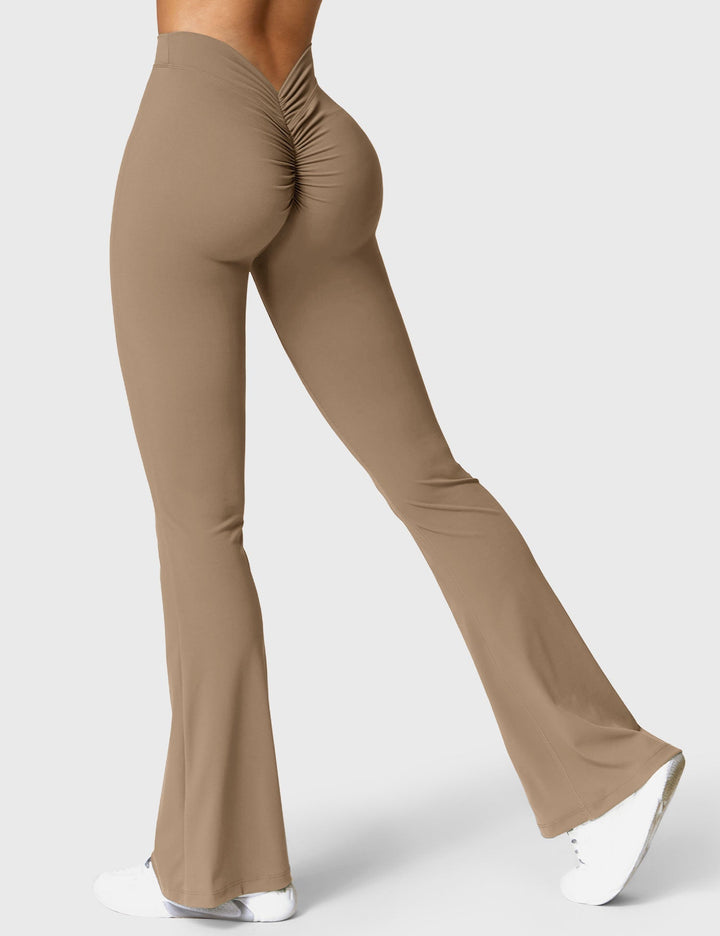 Lune London | Flared leggings with V-neck
