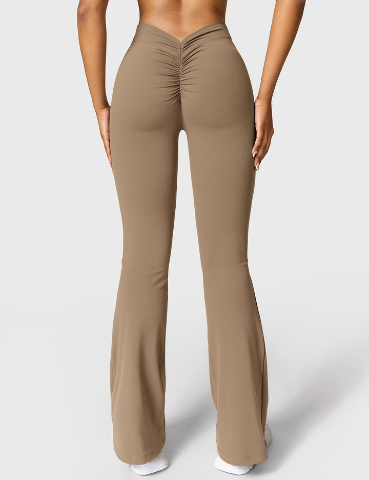 Lune London | Flared leggings with V-neck