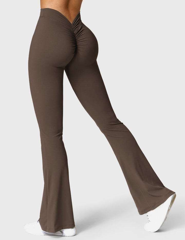 Lune London | Flared leggings with V-neck