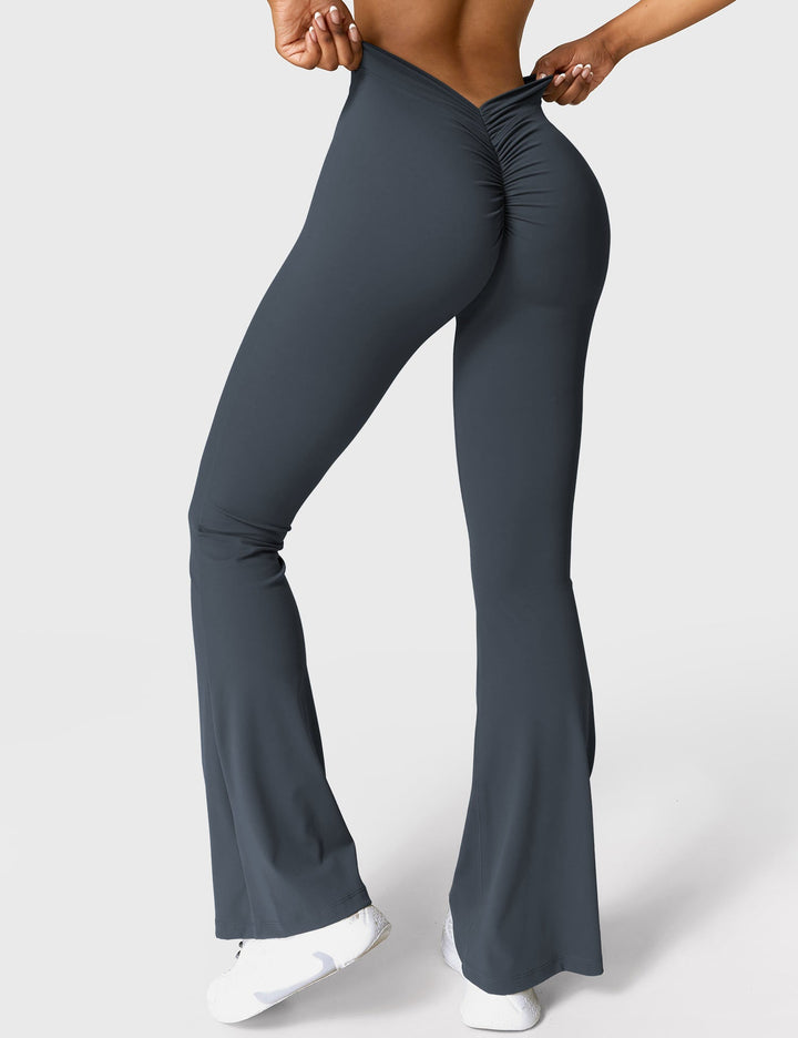 Lune London | Flared leggings with V-neck