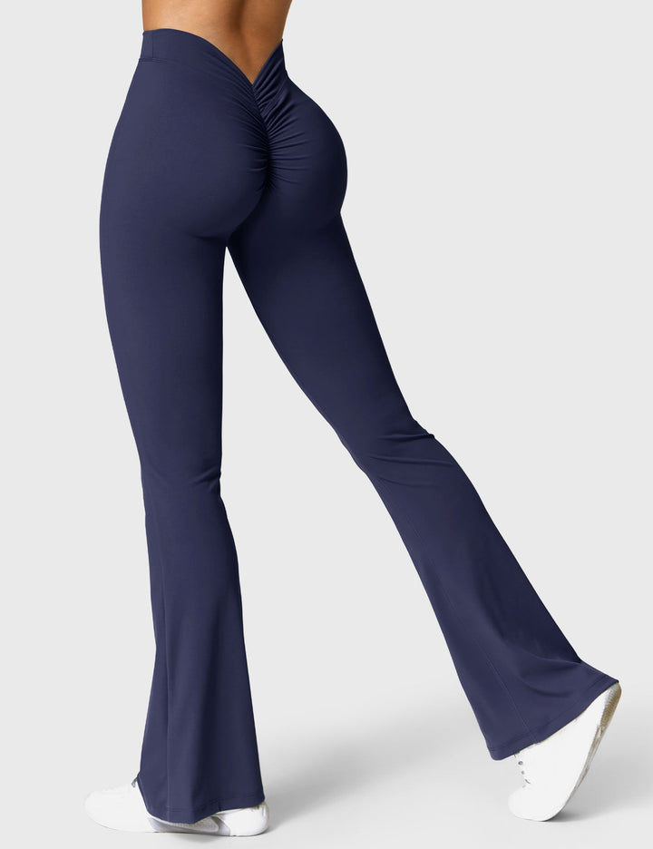 Lune London | Flared leggings with V-neck