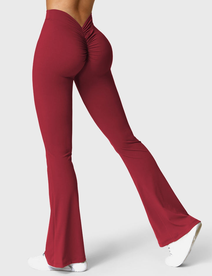 Lune London | Flared leggings with V-neck