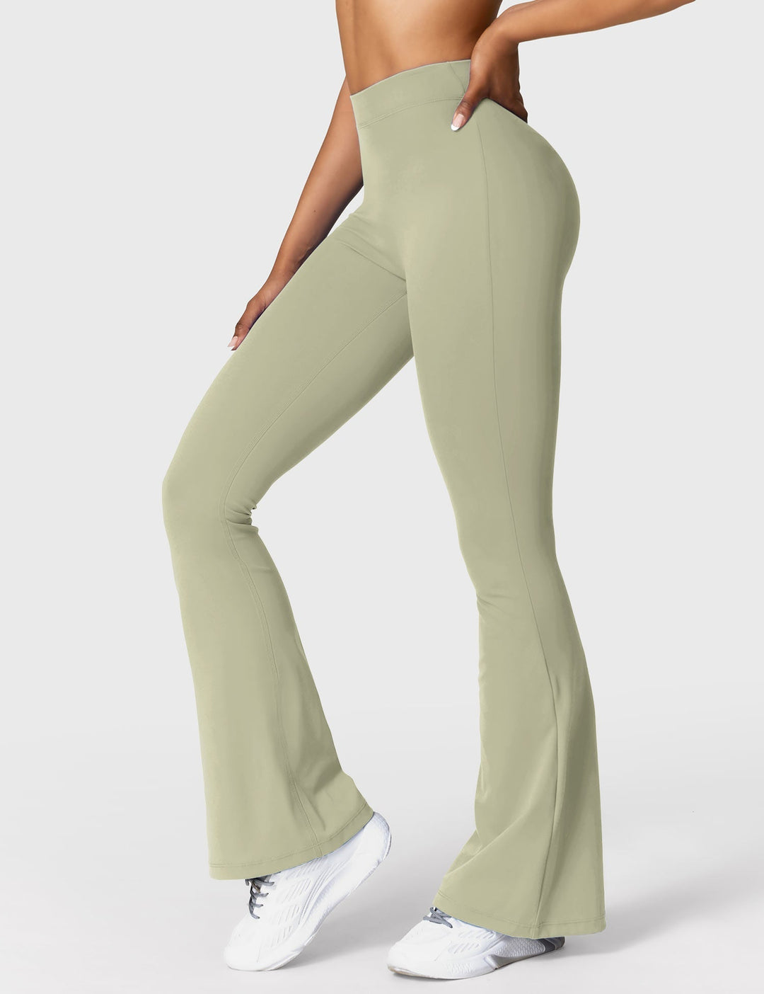 Lune London | Flared leggings with V-neck