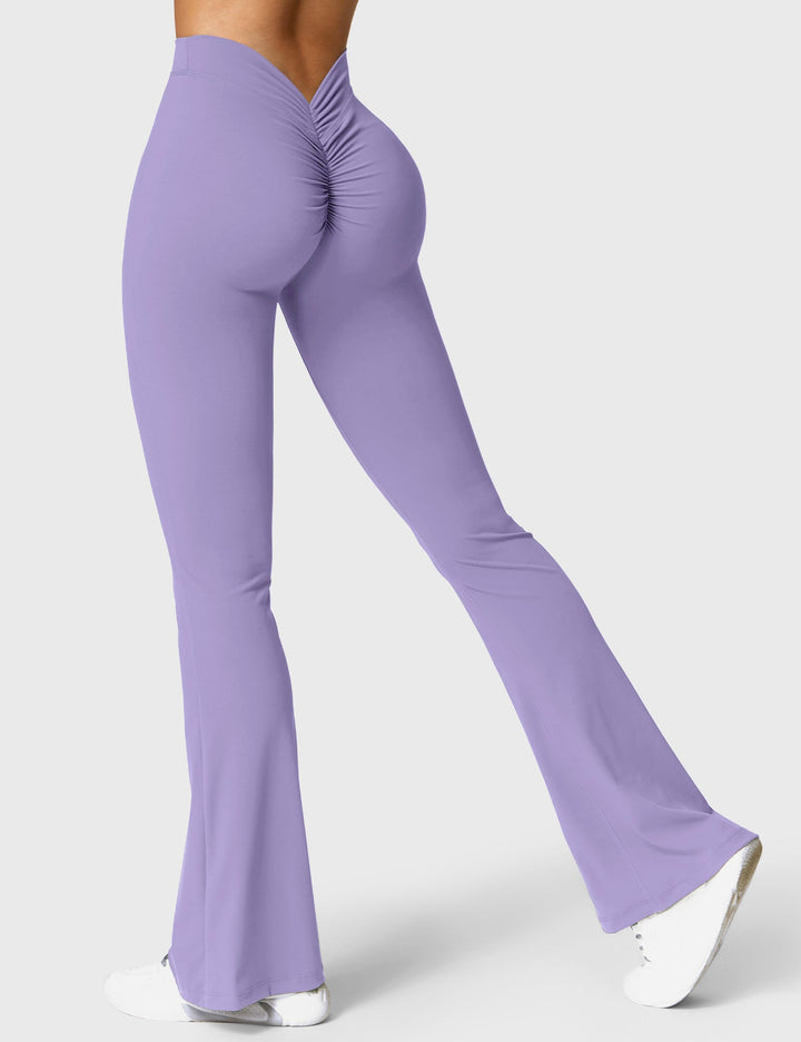 Lune London | Flared leggings with V-neck