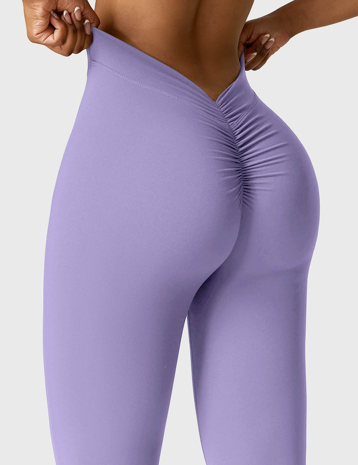 Lune London | Flared leggings with V-neck