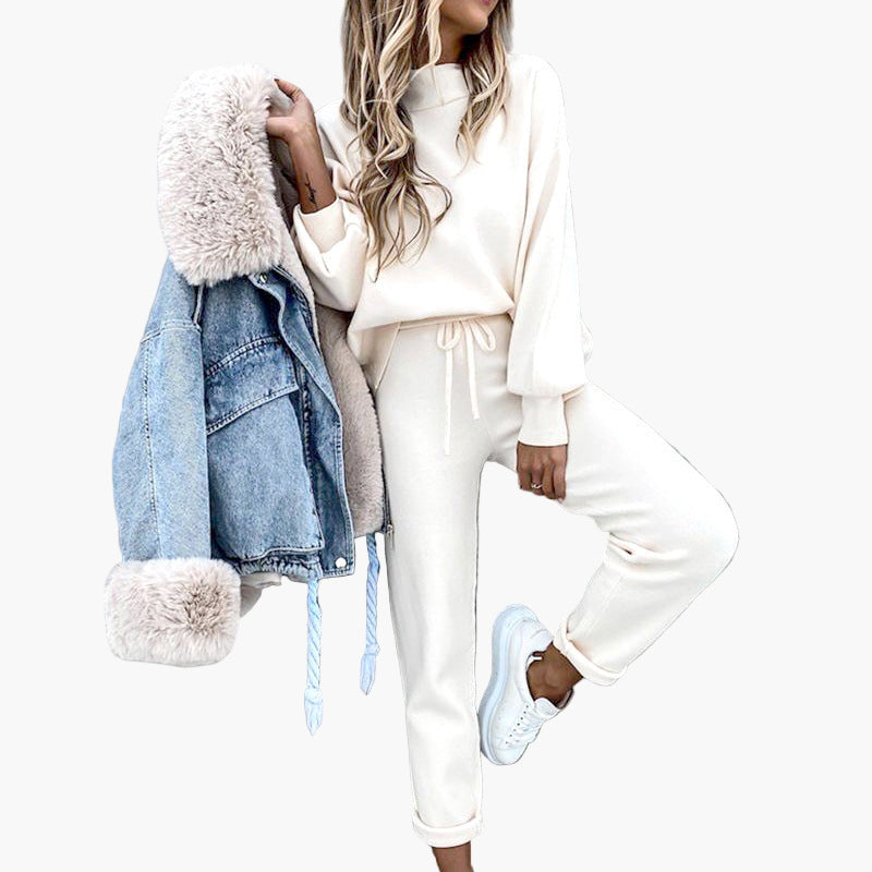 Lune London | Loungewear set with oversized sweater and jogger pants - Comfortable casual outfit